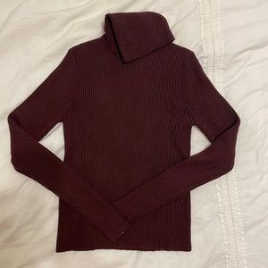 MAROON/DARK PURPLE Zara Women’s Turtleneck